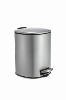 Blue Canyon Santorini 3L Pedal Bin Silver