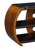 Jual Curved TV Stand - Walnut