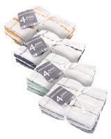 Country Club Button Design Tea Towels - Assorted Colours