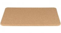 cork bath mat natural