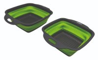 Casa&Casa Foldable Draining Baskets (Set of 2)