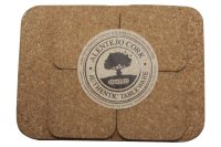 Apollo Housewares Cork Placemat & Coaster Set 4pk