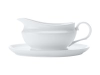 Maxwell & Williams White Basics Gravy Boat & Saucer 550ml