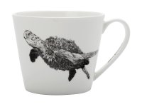 Maxwell & Williams Marini Ferlazzo Squat Mug 450ml Green SeaTurtle