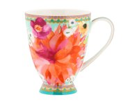 Maxwell & Williams Teas & C's Dahlia Daze Footed Mug 300ml Sky