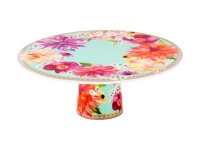 Maxwell & Williams Teas & C's Dahlia Daze Footed Cake Stand 28cm Sky