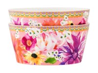 Maxwell & Williams Teas & C's Dahlia Daze Bowls 12cm (Set of 2) Pink