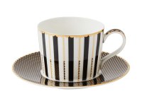 Maxwell & Williams Teas & C's Regency Cup & Saucer 240ml Black