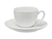 Maxwell & Williams White Basics Coupe Demi Cup & Saucer 90ml