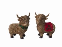 Giftware Trading Standing Highland Cow 12.5cm - Assorted