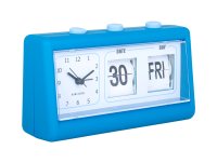 Karlsson Alarm Clock Data Flip - Bright Blue