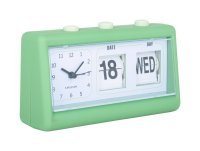 Karlsson Alarm Clock Data Flip - Bright Green