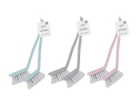 Vivid Easy Grip Dish Brushes - 2 Pack - Assorted