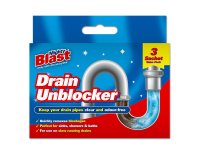 Mighty Blast Drain Unblocker - 3pk