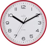 Acctim Runwell 20cm Wall Clock - Red