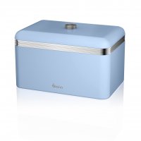 Swan Retro Blue Bread Bin