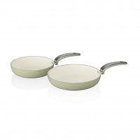 Swan Retro 20cm/28cm Green Fry Pans