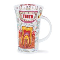 Dunoon Glencoe Shape Fine Bone China Mug - Teeth