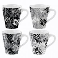 Mad About Mugs Leaf Design Mugs 10oz - Assorted