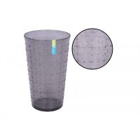 Bello Designs Tall Glitter Tumbler 600ml - Grey