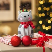 Zoon Festive Tabby Cat PlayPal