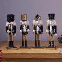 Three Kings Black & Gold Nutcracker - Assorted