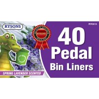 Rysons 40 Scented Swing Bin Liners with Tie Handles - Assorted Scents
