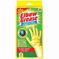 Elbow Grease Anti-Bacteria Rubber Gloves - Medium