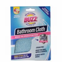 Buzz Microfibre Bathroom Cloth with Germ Shield