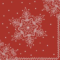 Paper + Design Christmas Napkins 33cm (Pack of 20) - Snowflake