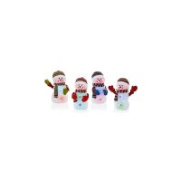 Premier Decorations 23cm Battery Operated Snowman with Hat & Scarf - Assorted