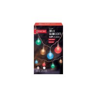 Premier Decorations Globe Lights Multi-Action 50 LED 9.8M - Multicoloured