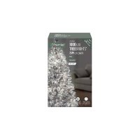 Premier Decorations TreeBrights Multi-Action 1000 LED with Clear Cable - White