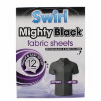 Swirl Mighty Black Sheets Pack of 12