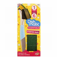 Dishmatic Handle & Refills - Bonus Pack