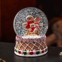 Three Kings Gingerbread SnowSphere 6cm - Assorted