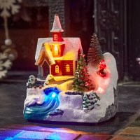 Three Kings Animated Villages CandyTree SnowScene