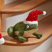 Three Kings Seasonal Plush Decor Festive Frog