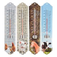 Fallen Fruits Thermometer Farm Animal (Assorted)