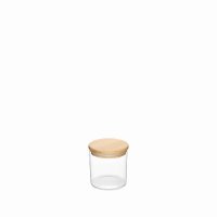 Jomafe Store&Care Round Glass Jar With Bamboo Lid - 500ml