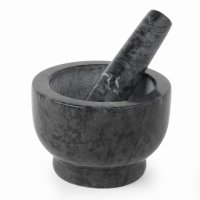 Salter Marble Pestle And Mortar - Black