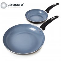 Tower 2 Piece Frying Pan Set with Ceramic Coating