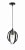 Oaks Lighting Orb Single Pendant Black