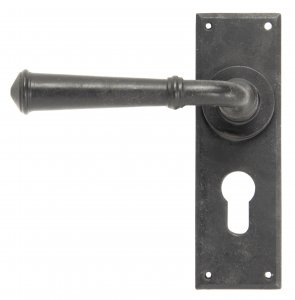 External Beeswax Regency Lever Euro Lock Set