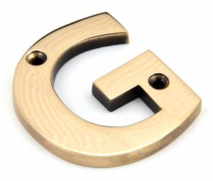 Polished Bronze Letter G