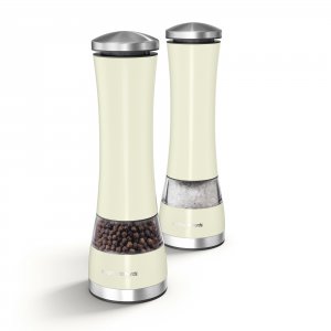 Morphy Richards Electronic Salt & Pepper Mills Cream