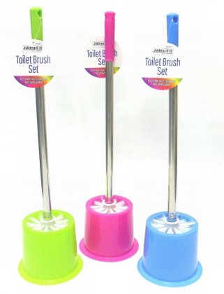 Rysons Toilet Brush Set - Assorted Colours