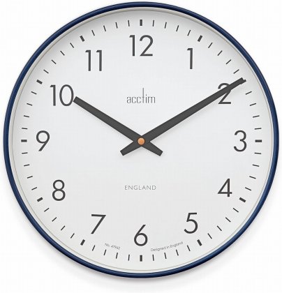 Acctim Riley Wall Clock - Midnight