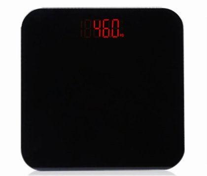 Blue Canyon LED Black Bathroom Scale