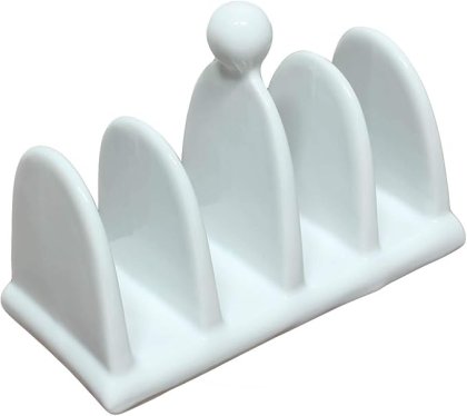 Apollo White Cermaic Toast Rack